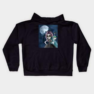 Skeleton fairy and cupcake Kids Hoodie